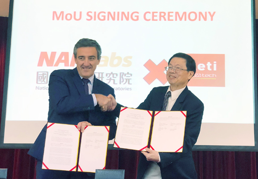 與法國電子暨資訊技術實驗室(LETI)簽署合作意向書