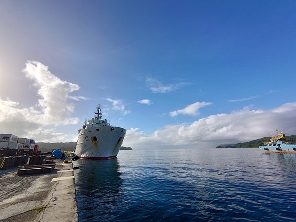 「勵進」出任務-重返帛琉馬拉卡港